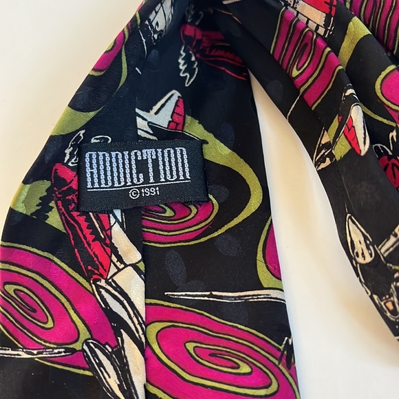 Vintage Fighter Plane Tie / 1991 / Addiction Ties - Picture 4 of 5